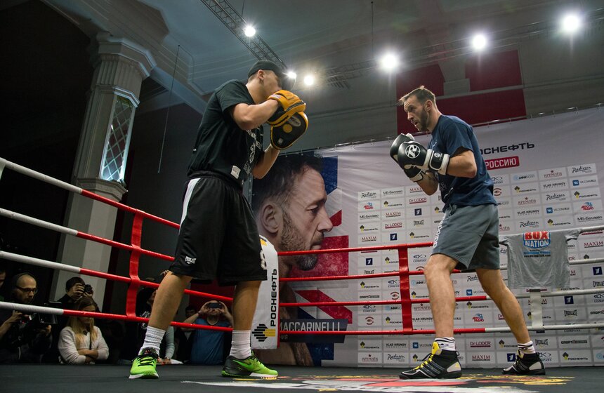 Открытая тренировка боксера Роя Джонса-младшего 5 фото