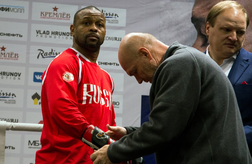 Открытая тренировка боксера Роя Джонса-младшего 9 фото