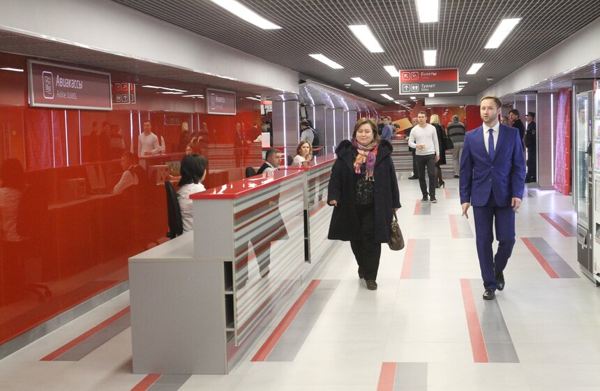 Новый терминал "Аэроэкспресса" на Павелецком вокзале 13 фото