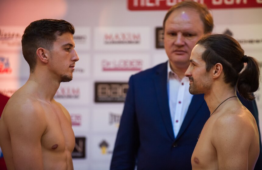 Взвешивание боксеров супербоя "Рой Джонс vs Энцо Маккаринелли" 21 фото