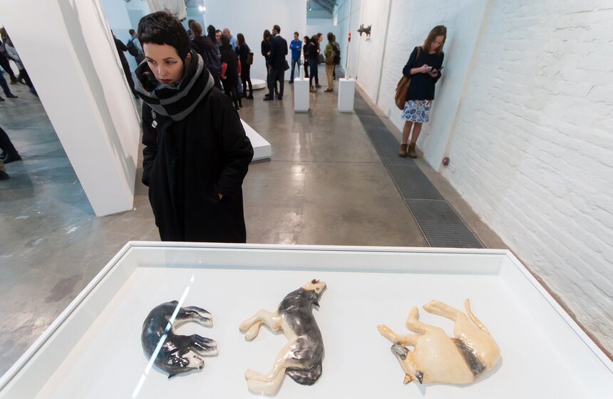 На Винзаводе открылась выставка "Ура! Скульптура!" 17 фото