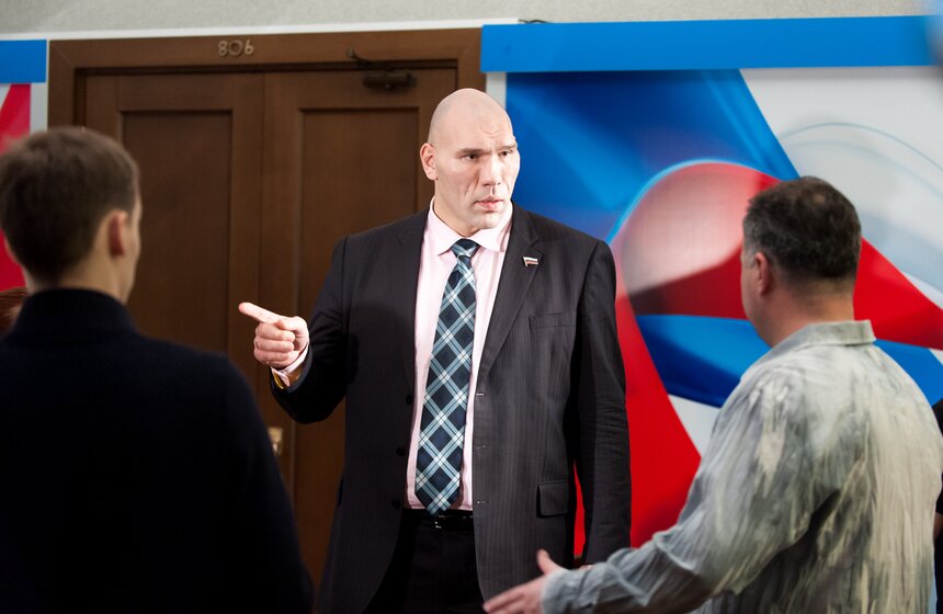 Николай Валуев на записи программы "Важная персона" 2 фото