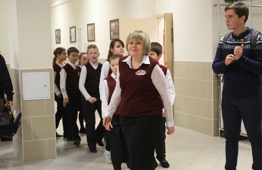 Сергей Собянин посетил школу-новостройку в Щукине 6 фото