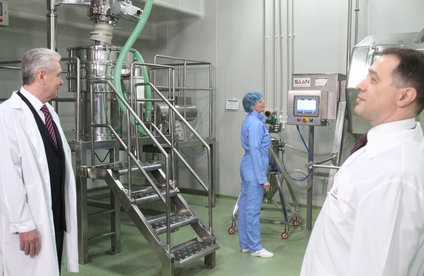 Открытие новой линии по выпуску жизненно важных лекарств 20 фото