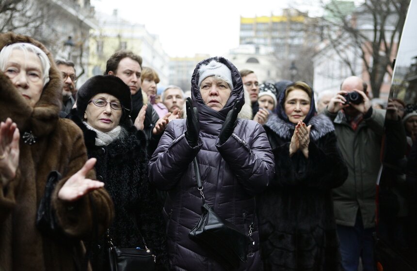 В столице простились с Эльдаром Рязановым 23 фото