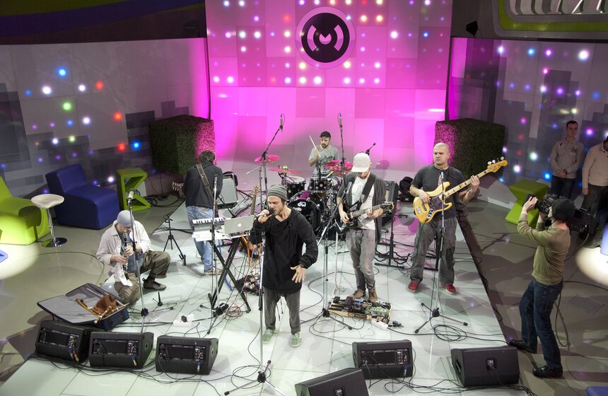 Группа SunSay выступила в программе "Живой звук" 8 фото