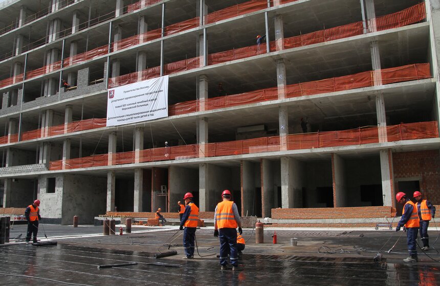 Строительство нового корпуса Морозовской детской больницы 10 фото