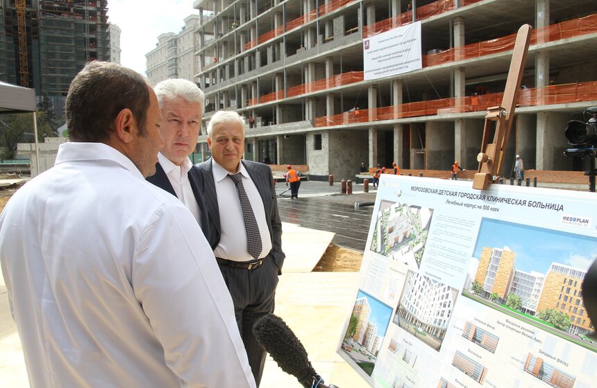 Строительство нового корпуса Морозовской детской больницы 15 фото