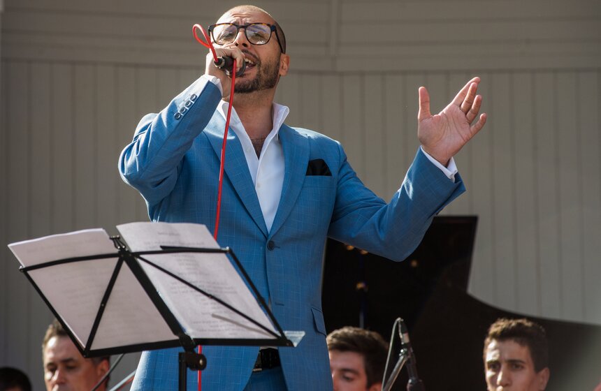 Джаз в саду "Эрмитаж" 15 фото