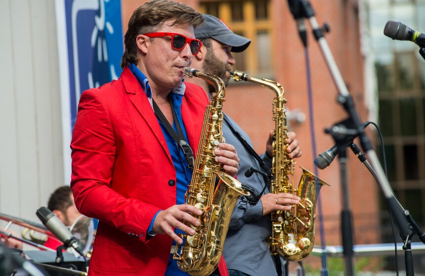 Джаз в саду "Эрмитаж" 10 фото