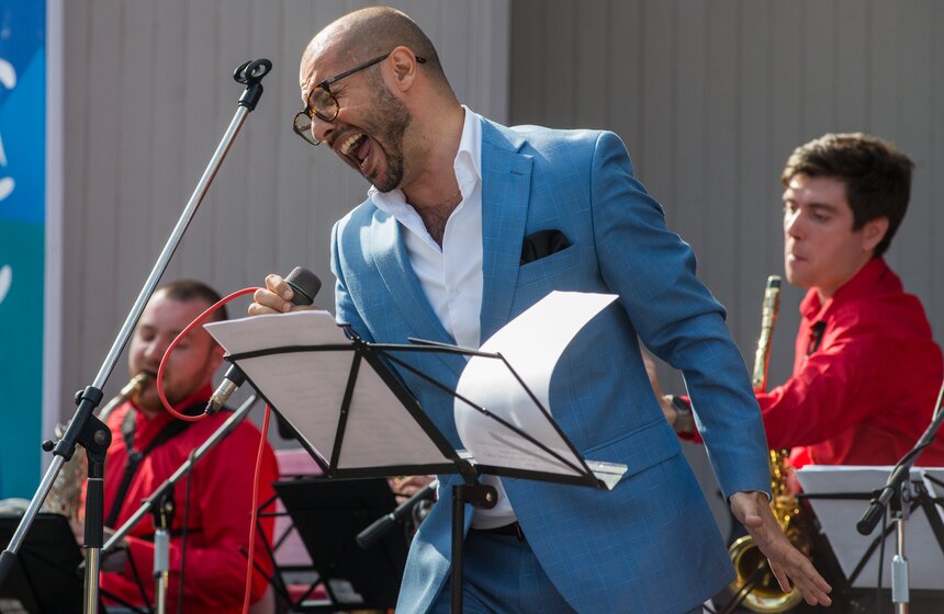 Джаз в саду "Эрмитаж" 16 фото