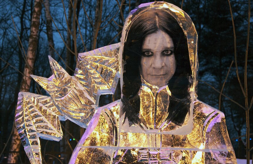 Арт-галерея "Звезды изо льда" открылась в парке "Сокольники" 14 фото