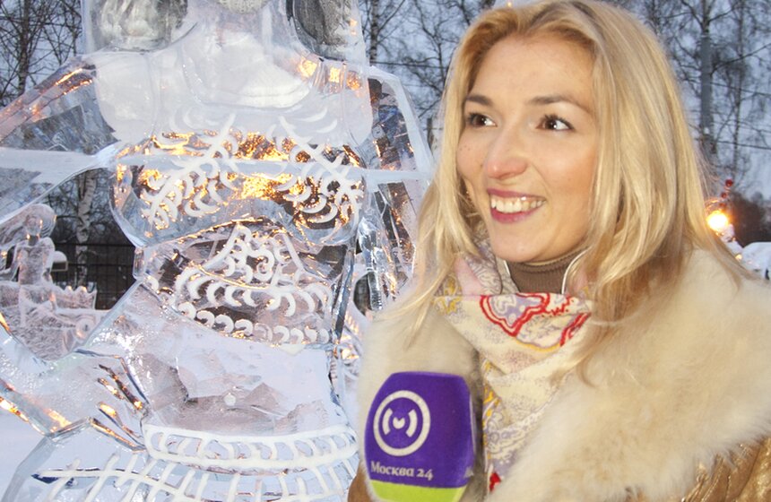 Арт-галерея "Звезды изо льда" открылась в парке "Сокольники" 3 фото