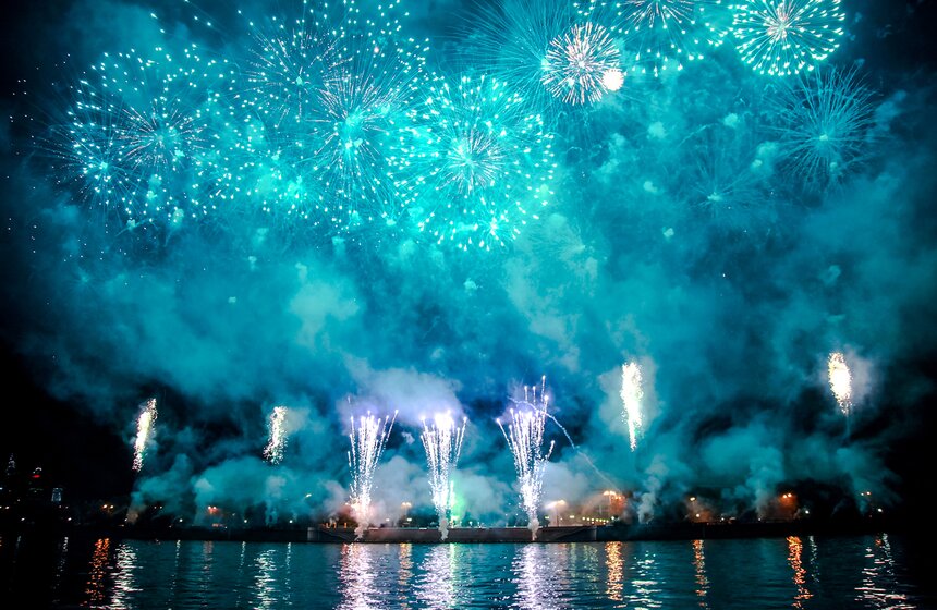 В столице проходит международный фестиваль фейерверков 6 фото