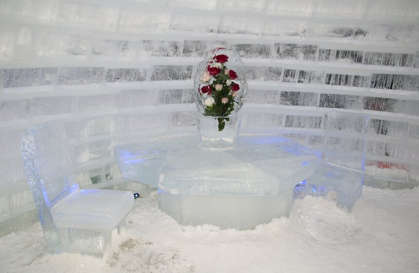 Арт-галерея "Звезды изо льда" открылась в парке "Сокольники" 8 фото