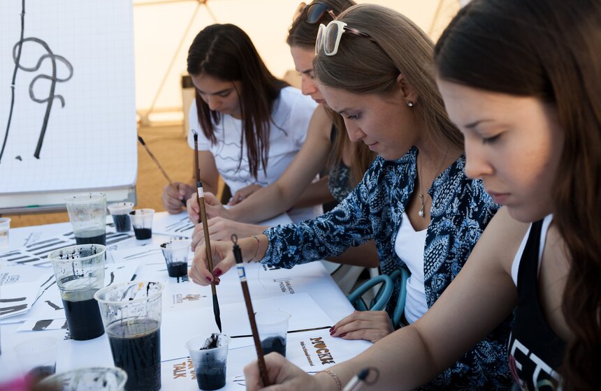 В МУЗЕОНе состоялся мастер-класс по борьбе со словами-паразитами 26 фото