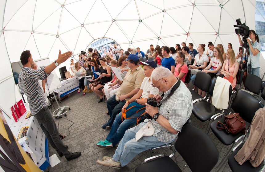 В МУЗЕОНе состоялся мастер-класс по борьбе со словами-паразитами 13 фото