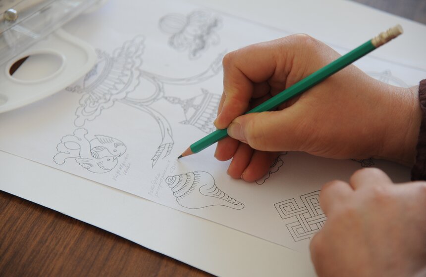 На Пушскинской площади поставили исполняющую желания ступу 14 фото