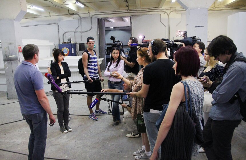 Как создают триумфальные арки ко Дню города 5 фото