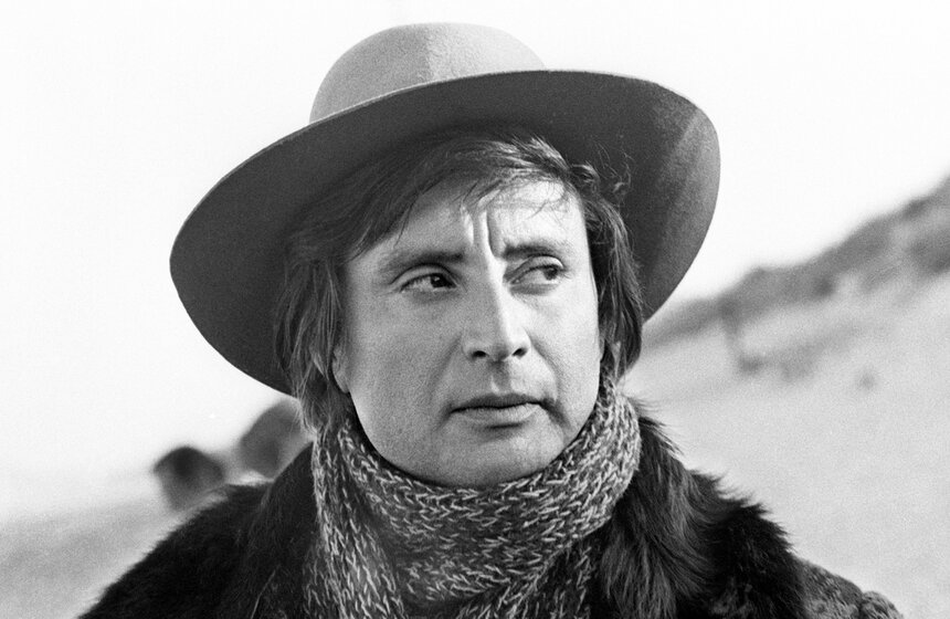 Актер Вениамин Смехов в заглавной роли в фильме " Смок Белью." по одноименной повести Джека Лондона. Режиссер Раймондас Выбалас. Фотохроника ТАСС