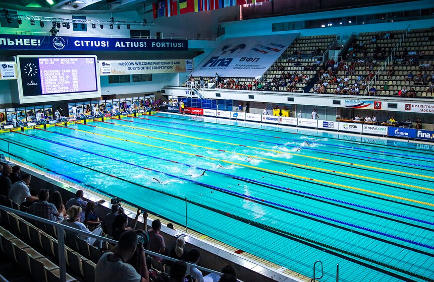 Этап Кубка мира по плаванию в СК "Олимпийский" 10 фото