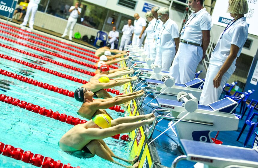 Этап Кубка мира по плаванию в СК "Олимпийский" 20 фото
