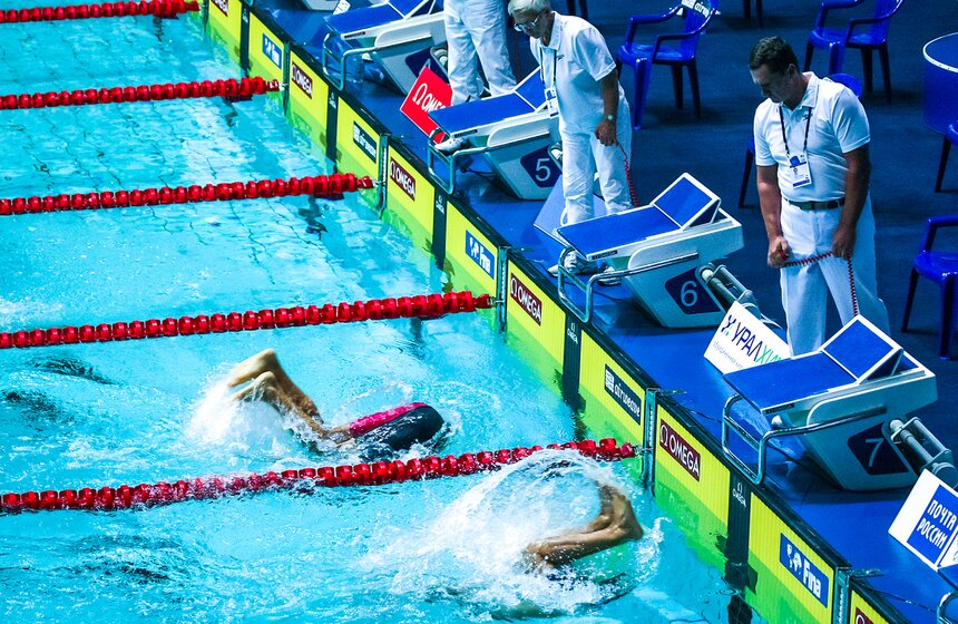 Этап Кубка мира по плаванию в СК "Олимпийский" 23 фото