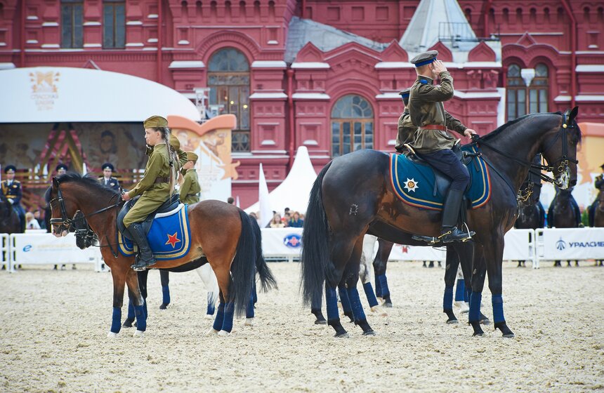 День лошади на фестивале "Спасская башня" 6 фото