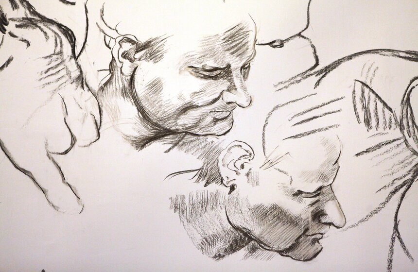 На набережной Яузы установили копию статуи Давида Микеланджело 20 фото