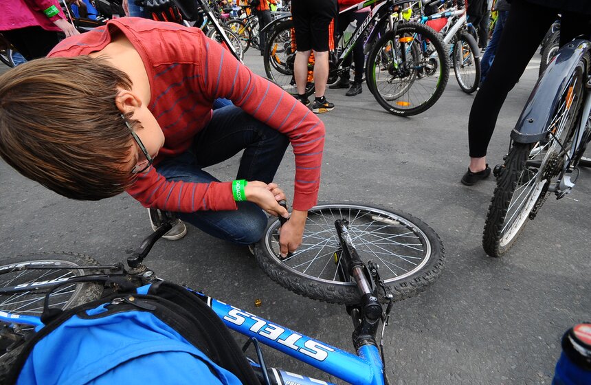 В столице состоялся велопарад, посвященный Дню города 9 фото