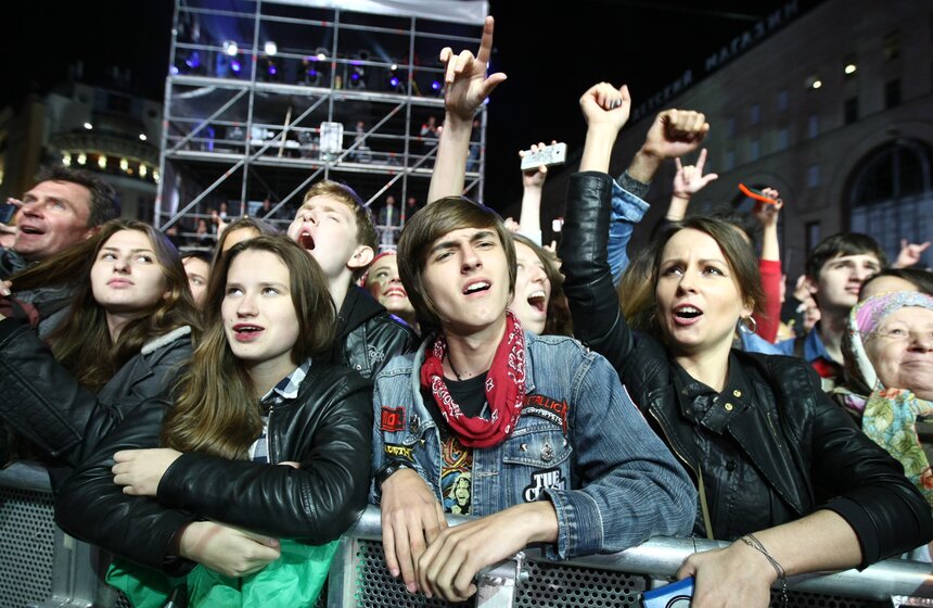 Aerosmith, Ньюмен и Гагарина выступили на Лубянской площади 33 фото