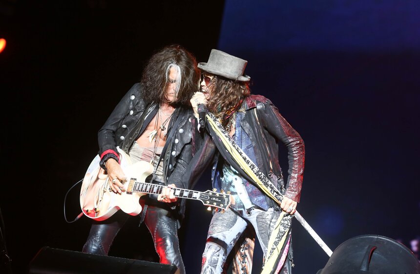 Aerosmith, Ньюмен и Гагарина выступили на Лубянской площади 19 фото