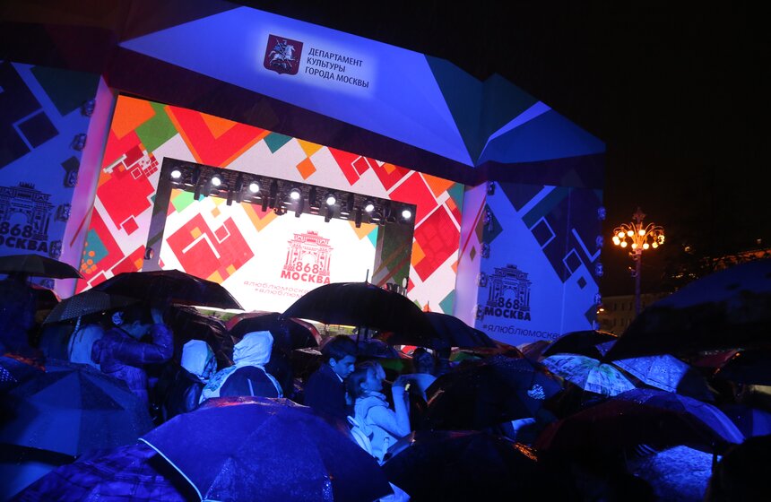 Концерт "Московский Бродвей" на Пушкинской площади 1 фото