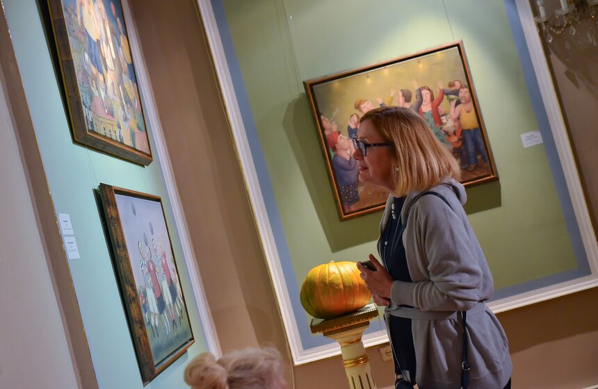 Выставка "Импортозамещение" в галерее "Дом Нащокина" 6 фото