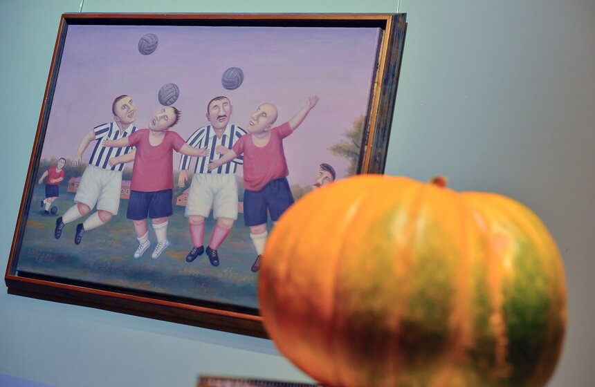 Выставка "Импортозамещение" в галерее "Дом Нащокина" 9 фото