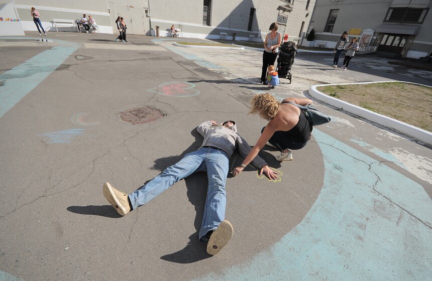 В Москве прошел детский фестиваль рисунков на асфальте 10 фото