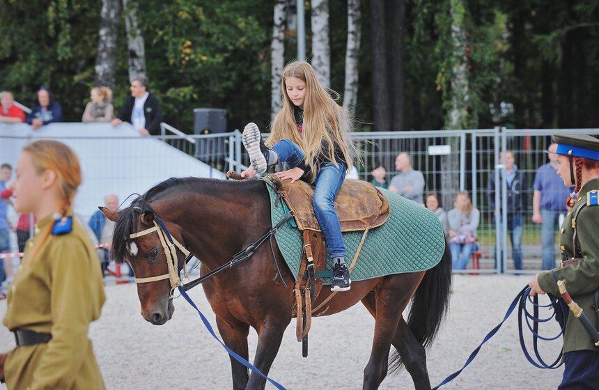 В "Сокольниках" прошел фестиваль "Россия на коне" 8 фото