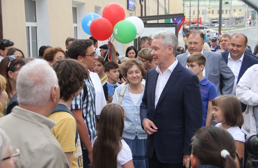 Мэр Москвы осмотрел улицу Большая Ордынка после реконструкции 6 фото