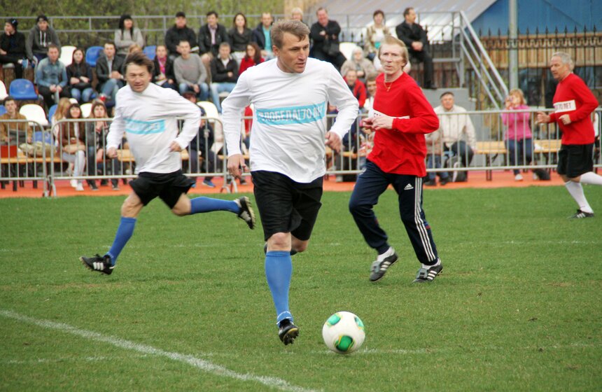 На ВДНХ реконструировали матч в Сталинграде 1943 года 19 фото