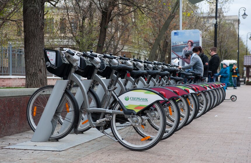В Москве заработала городская сеть велопроката 11 фото