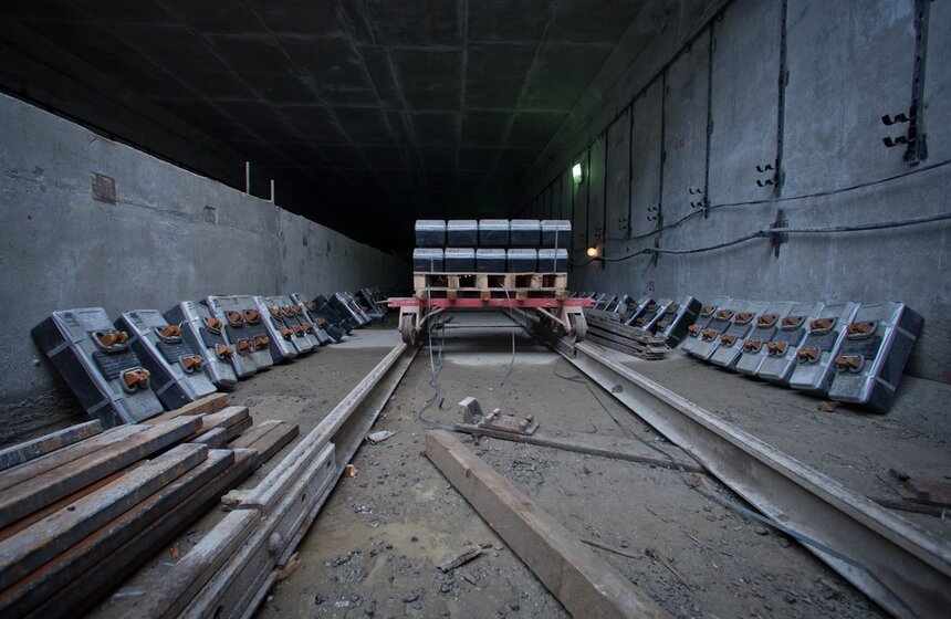 Как строится станция метро "Саларьево" 23 фото