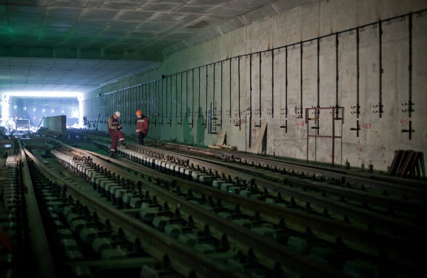 Как строится станция метро "Саларьево" 16 фото