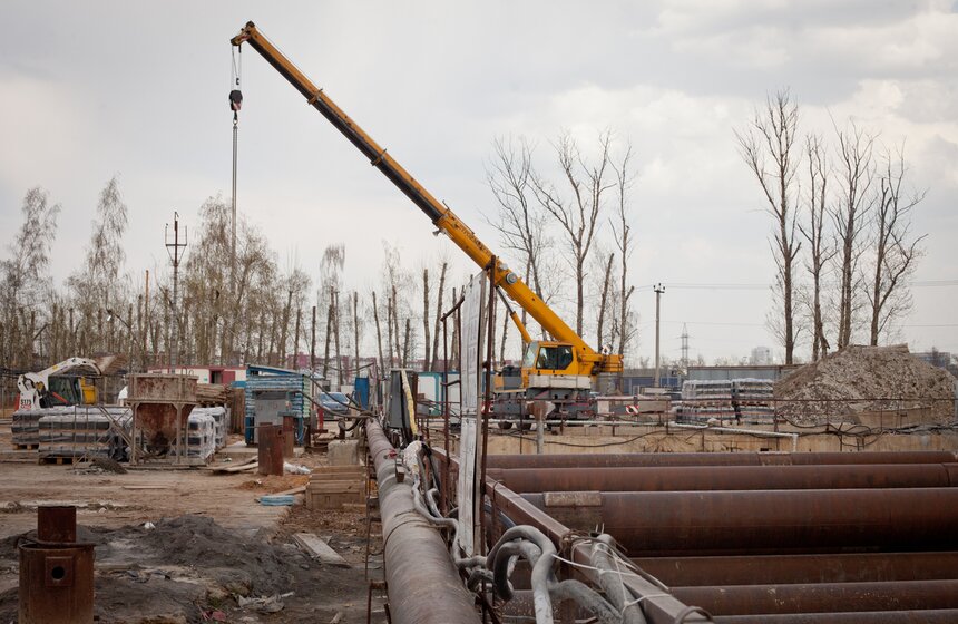 Как строится станция метро "Саларьево" 33 фото