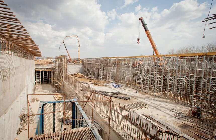 Как строится станция метро "Саларьево" 26 фото