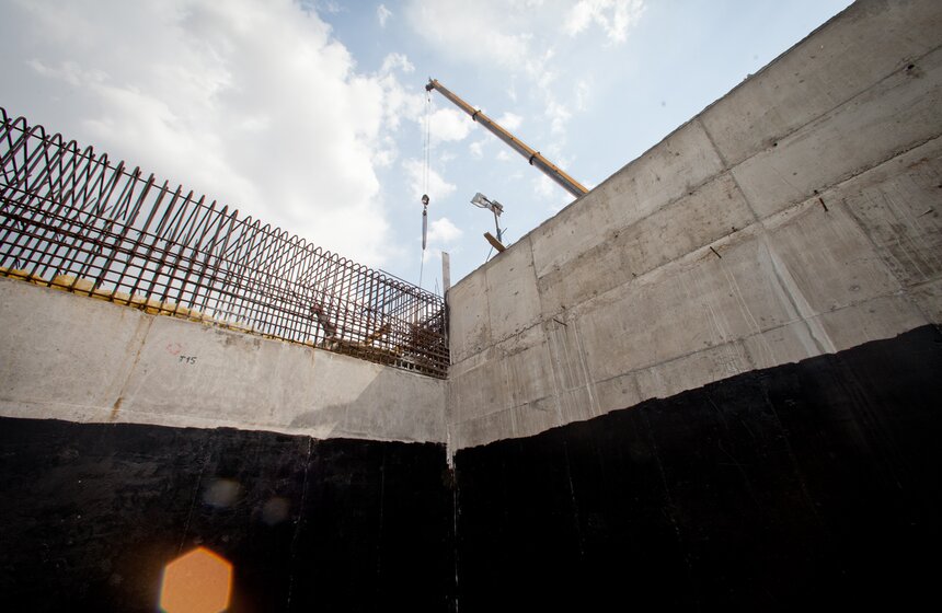 Как строится станция метро "Саларьево" 25 фото