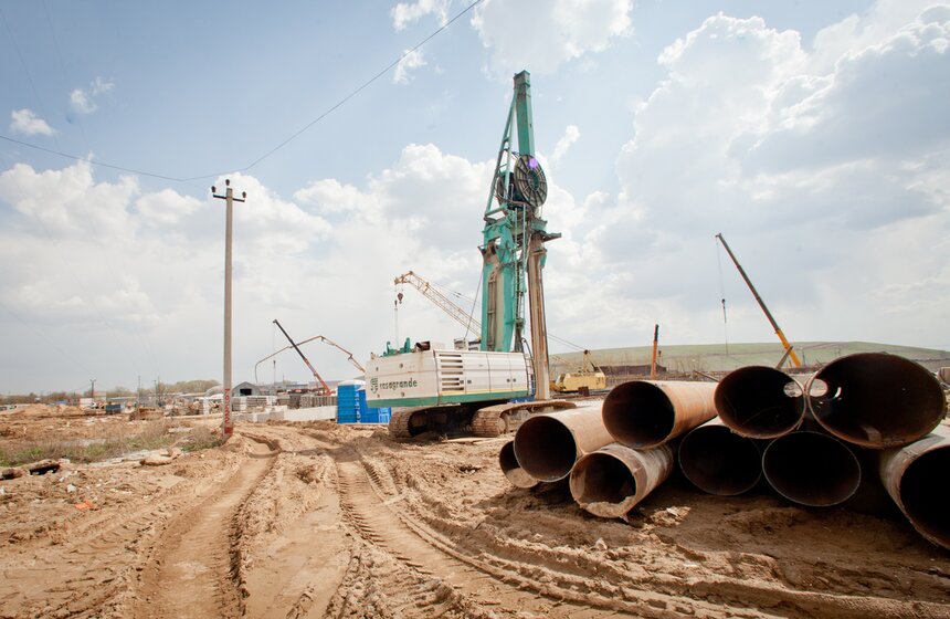 Как строится станция метро "Саларьево" 29 фото