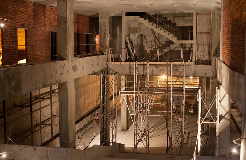 Как строится станция метро "Саларьево" 2 фото