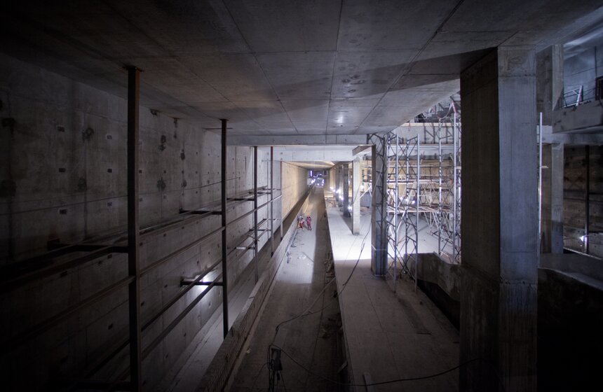 Как строится станция метро "Саларьево" 6 фото