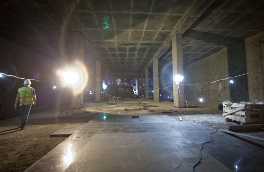 Как строится станция метро "Саларьево" 7 фото