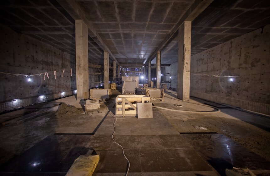 Как строится станция метро "Саларьево" 8 фото